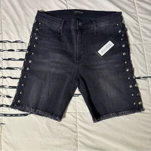 Black Orchid Women’s Denim Studded Shorts size 26
